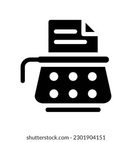 gráfico vectorial de ilustración de icono de máquina de escribir