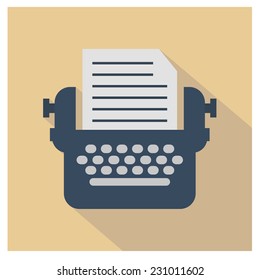 Typewriter Icon