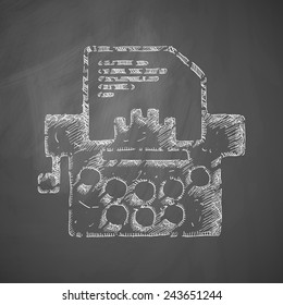 typewriter icon