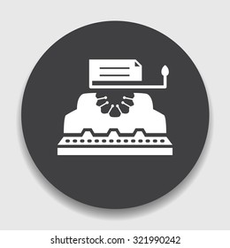 typewriter icon