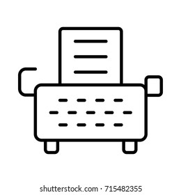 Typewriter icon