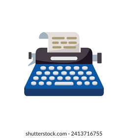 Typewriter icon illustration. Vector design
