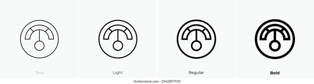 typewriter icon icon. Thin, Light Regular And Bold style design isolated on white background