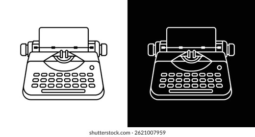 Typewriter icon vector for web, and mobile app