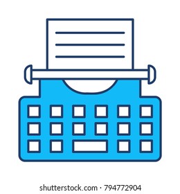 typewriter keypad document