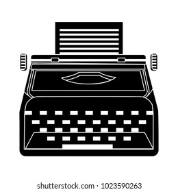 typewriter machine icon