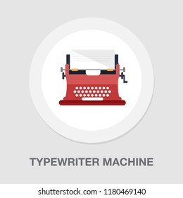 typewriter machine icon - type letter machine - keyboard typeing icon