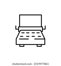 typewriter thin outline icon vector design good for web or mobile app