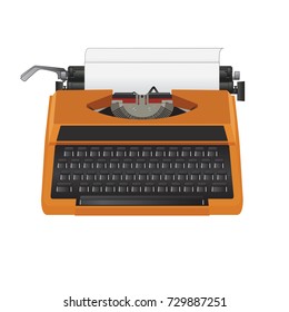 typewriter vector