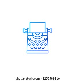 Typewriter vector icon