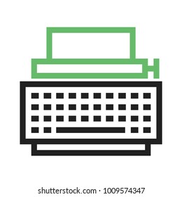 Typewriter, writing, letter