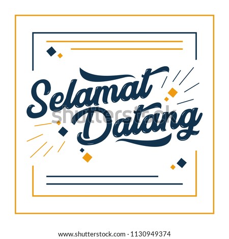Typhography Selamat Datang