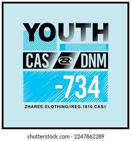 Typhography slogan for streetwear tshirt design