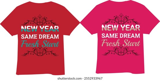 Typhography t-shirt design with color variation