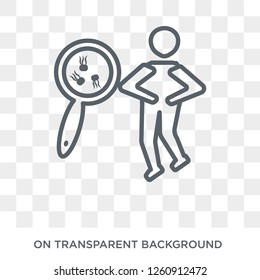 Typhoid fever icon. Trendy flat vector Typhoid fever icon on transparent background from Diseases collection. High quality filled Typhoid fever symbol use for web and mobile