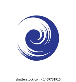 typhoon danger funnel vortex symbol