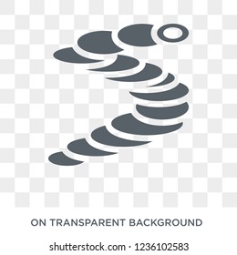 typhoon icon. typhoon design concept from Weather collection. Simple element vector illustration on transparent background.