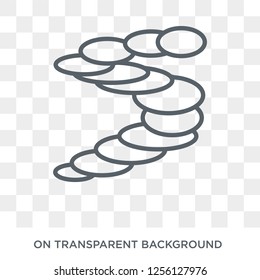 typhoon icon. typhoon design concept from Weather collection. Simple element vector illustration on transparent background.
