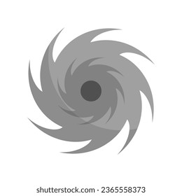 Typhoon icon. Hurricane icon. Vector.