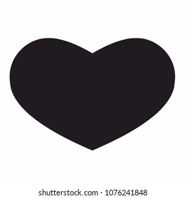 a typical beautiful black heart