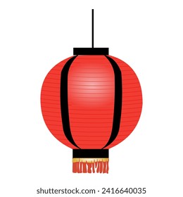 Typical Chinese lanterns, usually appear during Chinese New Year celebrations