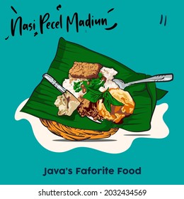 typical food of the city of Madiun, Java, Indonesia 52