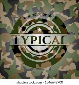 Typical on camouflage texture