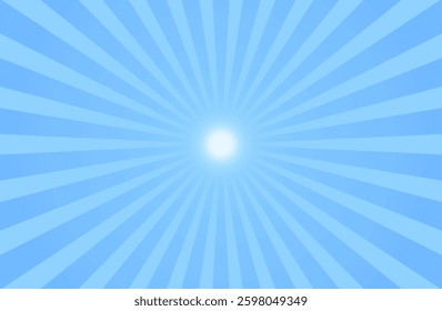 A typical radial sunburst background