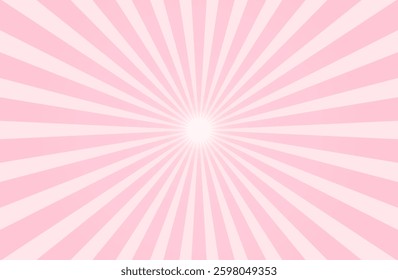 A typical radial sunburst background
