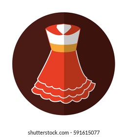 Typical spanish costume icon