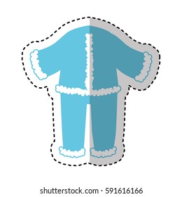 typical winter costume icon