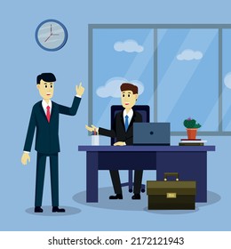 Día de trabajo típico en la oficina.