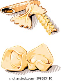 typically Italian pasta.