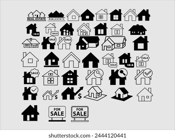 Typically represented by a house icon