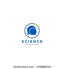 Typing in a chat bubble icon illustration isolated vector, comment sign symbol with stars