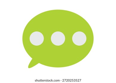 Eingabe eines Sprechblasensymbols, das einen Chat oder eine Unterhaltung symbolisiert,Das Nachrichtensymbol oder -logo,Vektorgrafik