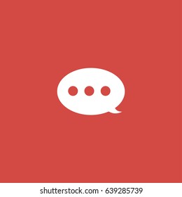typing icon. sign design. red background