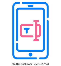 Typing icon for web, app, infographic, etc