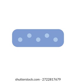 Typing indicator flat icon representing active chat, messaging, and real time communication. Clean modern vector design ideal for mobile apps, websites, UI UX interfaces, social media platforms, customer support systems, and digital communication projects.