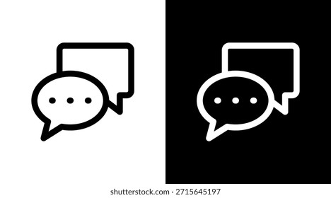 Indicador de digitação com design de conjunto de ícones