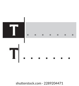 Typing Instruction icon vector illustration symbol design