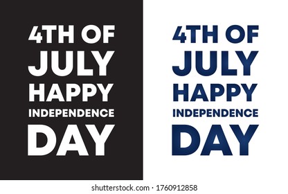 typographic 4 th of July happy independence day t-shirt design vector.  