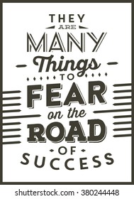 Typographic Background / Motivational Quote