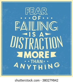 Typographic Background / Motivational Quote
