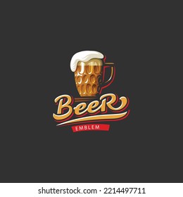 Typographic beer labels and logos drawn with chalk