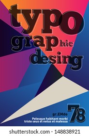 Typographic Brochure design