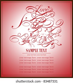 typographic card collection