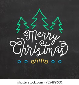 Typographic Christmas Design