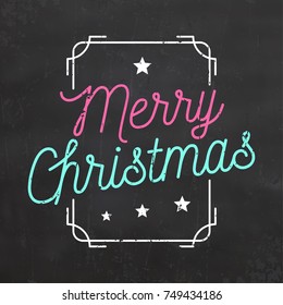 Typographic Christmas Design / Merry Christmas