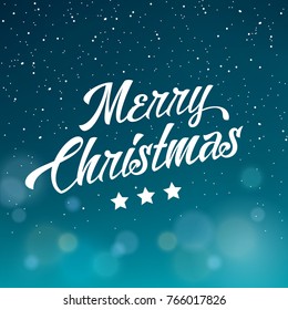 Typographic Christmas Design / Merry Christmas
